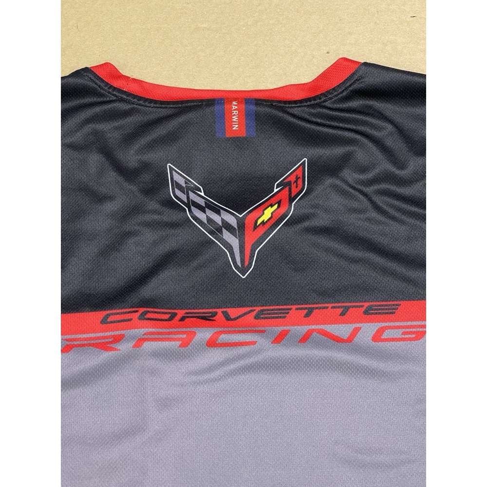 Men's Corvette Racing Chevrolet Shirt Jersey Size 3X Short Sleeve Graphic Shirt - Picture 5 of 13